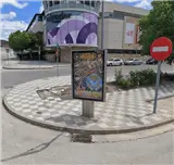 Mupi en la Avenida del Mediterráneo junto al Centro Comercial El Mirador en Cuenca